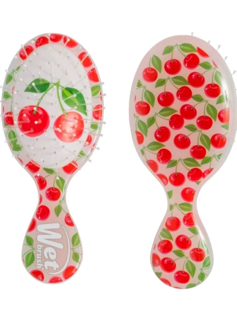 Wet Brush Limited Edition Mini Detangler with Headband ~ Cherry Design
